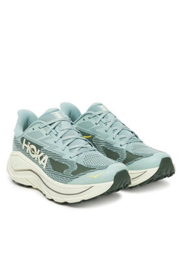 HOKA - Hoka Buty do biegania Challenger 8 1168716 Turkusowy. Kolor: turkusowy. Materiał: materiał