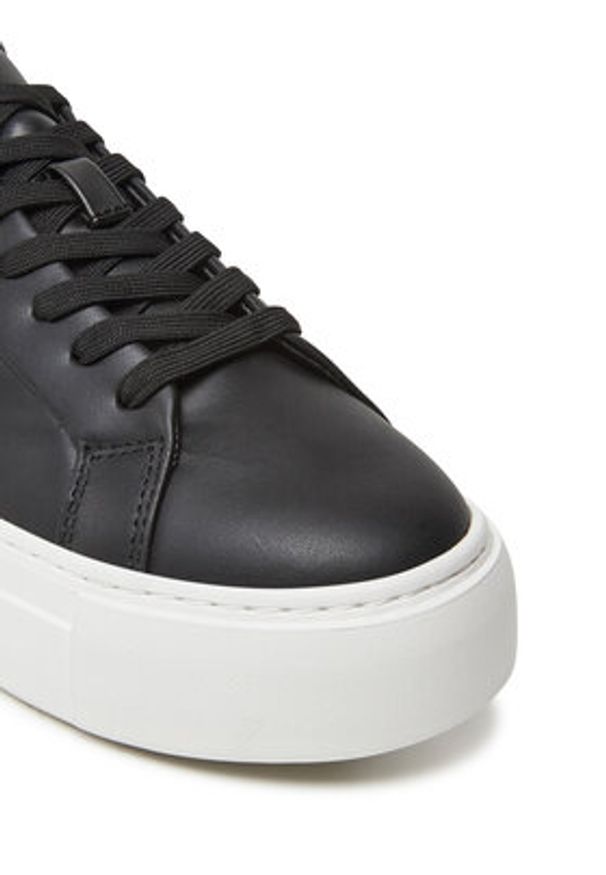 Calvin Klein Sneakersy Ff Cupsole Lace Up Lth HW0HW02570 Czarny. Kolor: czarny. Materiał: skóra