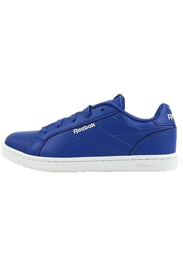 Buty do chodzenia dla dzieci Reebok Royal Complete. Zapięcie: sznurówki. Kolor: wielokolorowy, niebieski. Materiał: guma, materiał, syntetyk. Szerokość cholewki: normalna. Model: Reebok Royal. Sport: turystyka piesza