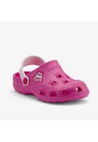 Drewniaki Coqui Little Frog dziewczęce Fluo magenta 27/28. Kolor: pomarańczowy, różowy, niebieski, wielokolorowy. Styl: sportowy #1