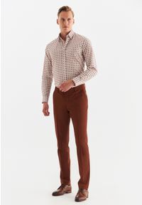 Pako Lorente - PAKO LORENTE – Koszula męska P22WF-1X-035-B-S. Okazja: na co dzień. Typ kołnierza: button down. Materiał: tkanina, elastan, bawełna, jeans. Długość rękawa: długi rękaw. Długość: długie. Wzór: gładki. Sezon: wiosna, lato. Styl: casual #2