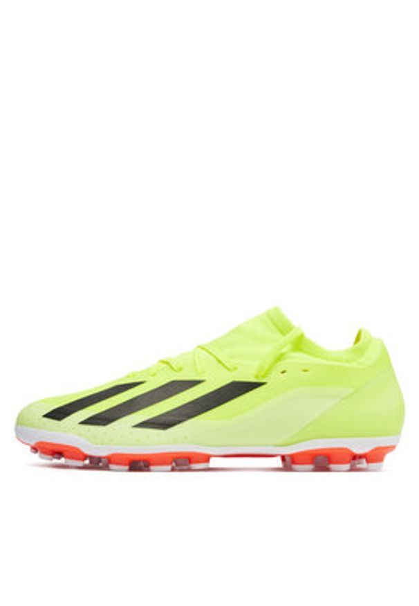 Adidas - adidas Buty do piłki nożnej X Crazyfast League Artificial Grass Boots IF0677 Żółty. Kolor: żółty. Materiał: materiał