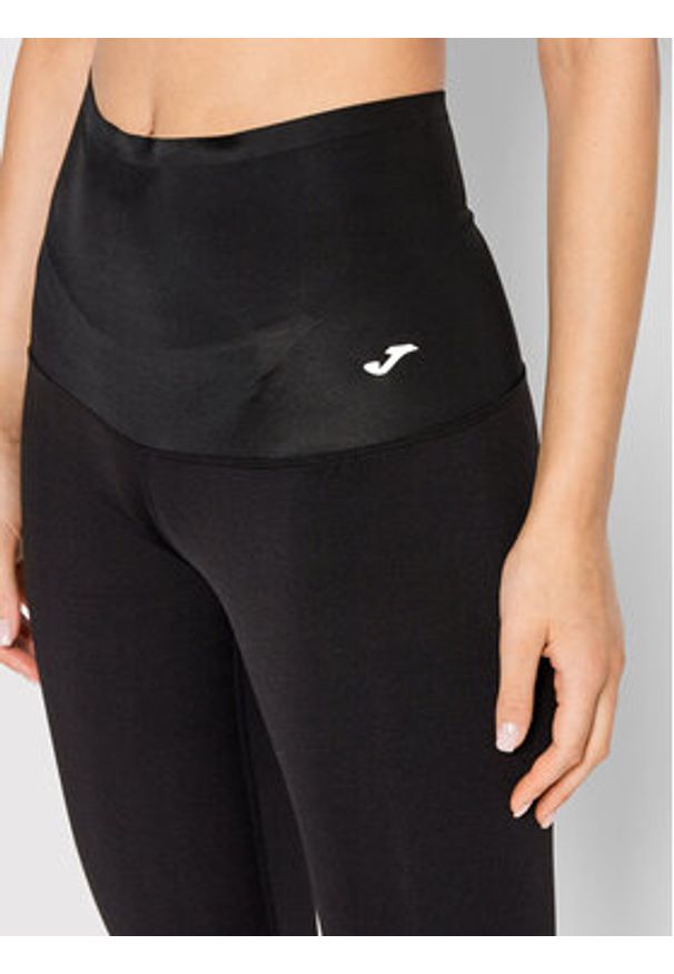 Joma Legginsy Breath 901514.100 Czarny Slim Fit. Kolor: czarny. Materiał: syntetyk