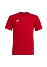 Adidas - Koszulka dla dzieci adidas Entrada 22 Tee. Kolor: czerwony