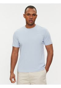 Calvin Klein T-Shirt Micro Logo Interlock K10K109894 Niebieski Regular Fit. Kolor: niebieski. Materiał: bawełna