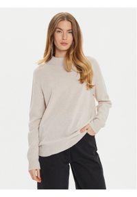 TwinSet - TWINSET Sweter 242TT3480 Écru Loose Fit. Materiał: wełna