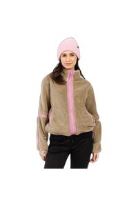 Polar damski zapinany na zamek Protest Red. Kolor: różowy. Materiał: polar #1