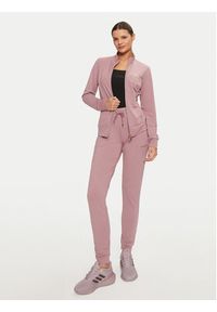 EA7 Emporio Armani Bluza 8NTM43 TJ9RZ 1341 Różowy Regular Fit. Kolor: różowy. Materiał: wiskoza, syntetyk