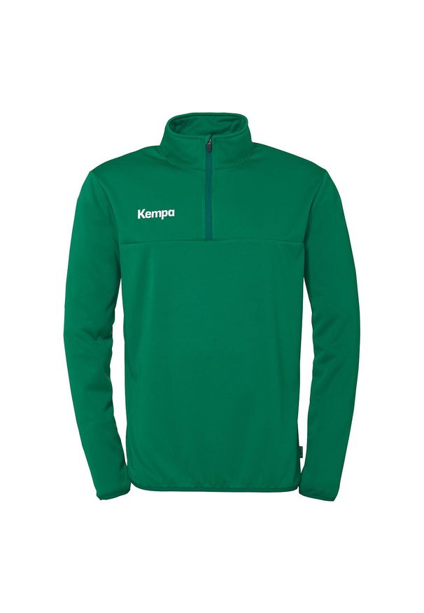 KEMPA - Bluza treningowa z zamkiem błyskawicznym 1/4 Kempa. Kolor: czarny, biały, zielony, wielokolorowy. Sport: piłka ręczna