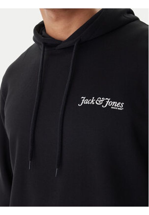 Jack & Jones Dres Yuki 12288292 Czarny Relaxed Fit. Kolor: czarny. Materiał: syntetyk, bawełna