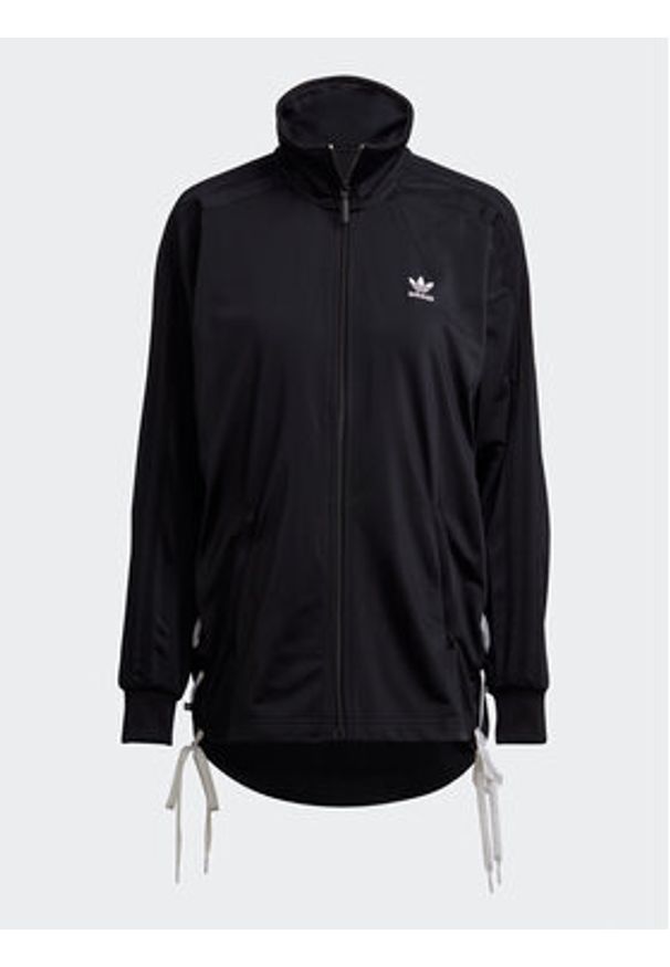 Adidas - adidas Bluza Always Original Laced HK5071 Czarny Relaxed Fit. Kolor: czarny. Materiał: syntetyk