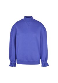 Bluza damska Urban Classics turtleneck crew. Kolor: niebieski #1