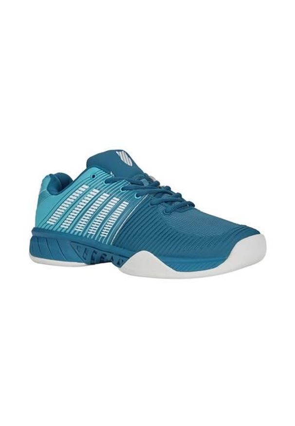 Buty do tenisa męskie K-Swiss Express Light 2 Indoor. Kolor: niebieski. Materiał: materiał, syntetyk. Szerokość cholewki: normalna. Sport: tenis
