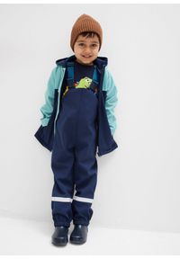 bonprix - Hydrofobowa kurtka softshellowa z ocieplaniem. Kolor: niebieski #2