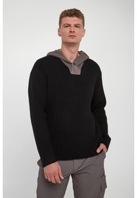 Armani Exchange - Sweter męski z kapturem ARMANI EXCHANGE. Typ kołnierza: kaptur #1