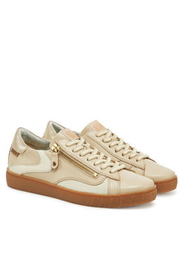 Pikolinos Sneakersy W7B-6978C2 Beżowy. Kolor: beżowy. Materiał: skóra
