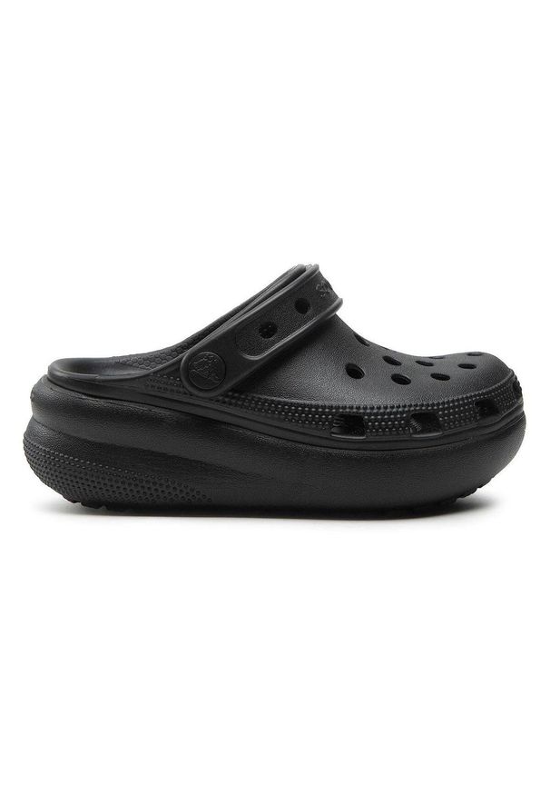 Klapki Crocs Model Classic Crush Clog Kolor Czarny. Kolor: czarny. Materiał: guma, materiał, syntetyk