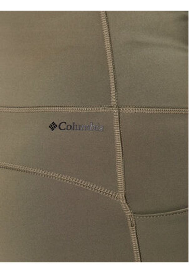 columbia - Columbia Kolarki Windgates 1991761 Zielony Slim Fit. Kolor: zielony. Materiał: syntetyk
