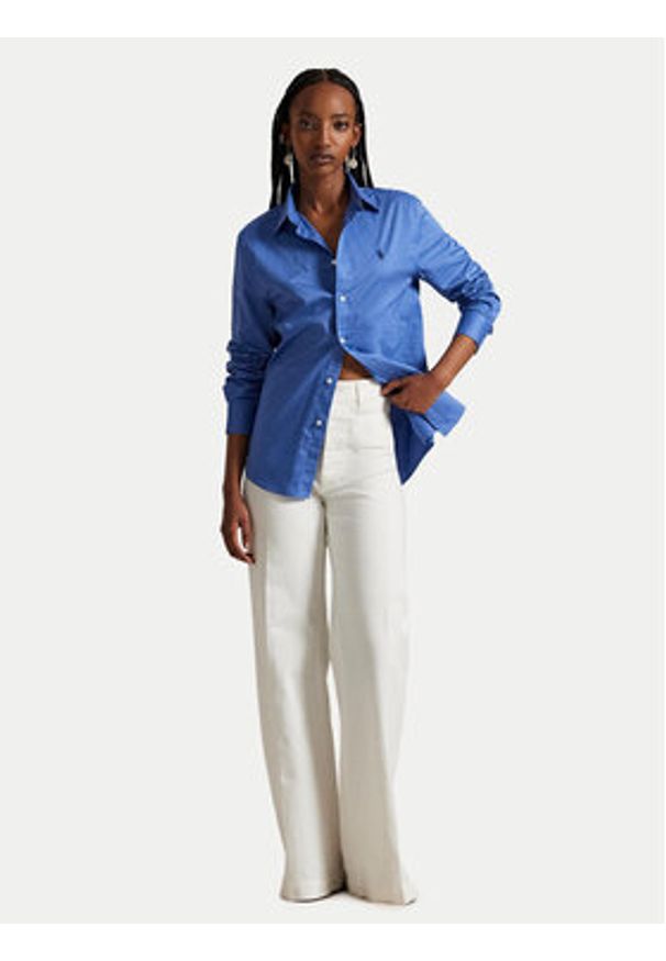 Polo Ralph Lauren Koszula 211A92177011 Niebieski Classic Fit. Typ kołnierza: polo. Kolor: niebieski. Materiał: bawełna