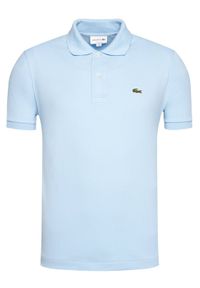Lacoste Polo L1212 Niebieski Classic Fit. Typ kołnierza: polo. Kolor: niebieski. Materiał: bawełna