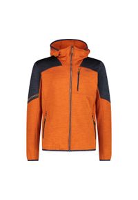 Bluza męska turystyczna CMP 34G1557. Kolor: pomarańczowy. Materiał: polar. Sport: turystyka piesza #1