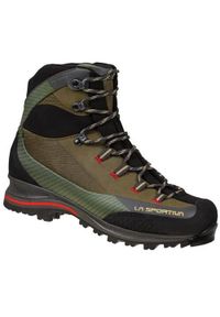 LA SPORTIVA - Buty trekkingowe męskie La Sportiva Trango Trk Leather Gtx. Wysokość cholewki: za kostkę. Kolor: wielokolorowy. Materiał: materiał, skóra, syntetyk. Szerokość cholewki: normalna