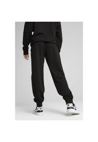 Puma - Damskie spodnie dresowe ESS NATURE 2.0 Comfort PUMA Black. Kolor: czarny. Materiał: dresówka