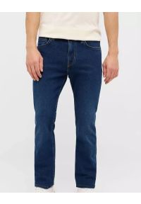 Męskie Spodnie Jeansowe Mustang Style Vegas Slim Denim Blue 1015856 5000 801