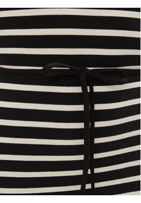 TOMMY HILFIGER - Tommy Hilfiger Sukienka codzienna Reg Breton Midi Polo Dress Ss WW0WW42030 Czarny Regular Fit. Okazja: na co dzień. Typ kołnierza: polo. Kolor: czarny. Materiał: bawełna. Typ sukienki: proste. Styl: casual. Długość: midi