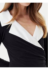 Joseph Ribkoff Kombinezon 253705 Czarny Wide Leg. Kolor: czarny. Materiał: syntetyk #3