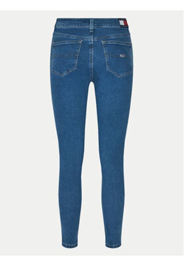 Tommy Jeans Jeansy Nora DW0DW20220 Niebieski Skinny Fit. Kolor: niebieski