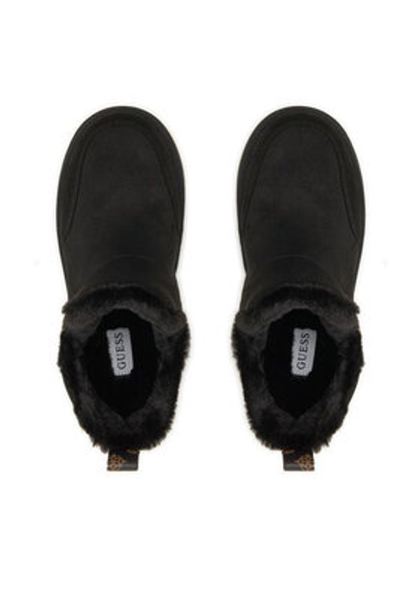 Guess Botki Unie FLFUNN ESU10 Czarny. Kolor: czarny. Materiał: materiał