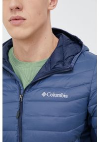 columbia - Columbia kurtka sportowa Powder Pass kolor granatowy przejściowa 1773271-011. Kolor: niebieski. Materiał: tkanina, syntetyk, materiał, puch. Styl: sportowy #4