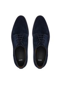 BOSS Półbuty Tayil-L 50563099 Granatowy. Kolor: niebieski. Materiał: skóra, zamsz #3