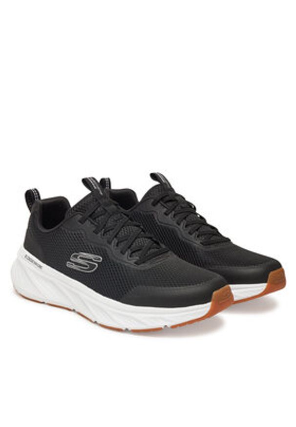 skechers - Skechers Sneakersy Edgeride-Rekze 232835/BKW Czarny. Kolor: czarny. Materiał: materiał