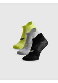 4f - 4F Skarpetki krótkie sportowe (3-pack) chłopięce - multikolor 38-40. Kolor: wielokolorowy. Materiał: dzianina, materiał #1