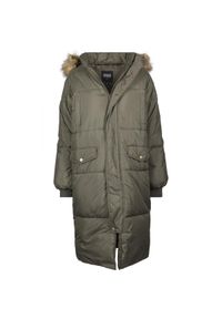 Urban Classics - Parka dla kobiet Urban Classic Oversize coat. Kolor: czarny. Sezon: zima #1