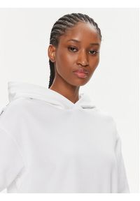 Calvin Klein Jeans Bluza Logo Elastic Hoodie J20J223078 Biały Regular Fit. Kolor: biały. Materiał: syntetyk #5