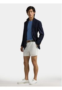 Polo Ralph Lauren T-Shirt 710671438408 Niebieski Slim Fit. Typ kołnierza: polo. Kolor: niebieski. Materiał: bawełna #3