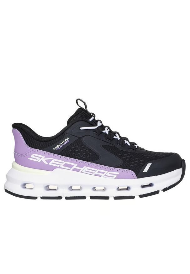 skechers - Buty SKECHERS SLIP-INS GLIDESTEP VISTA LANE Czarny. Kolor: czarny. Materiał: tkanina, syntetyk