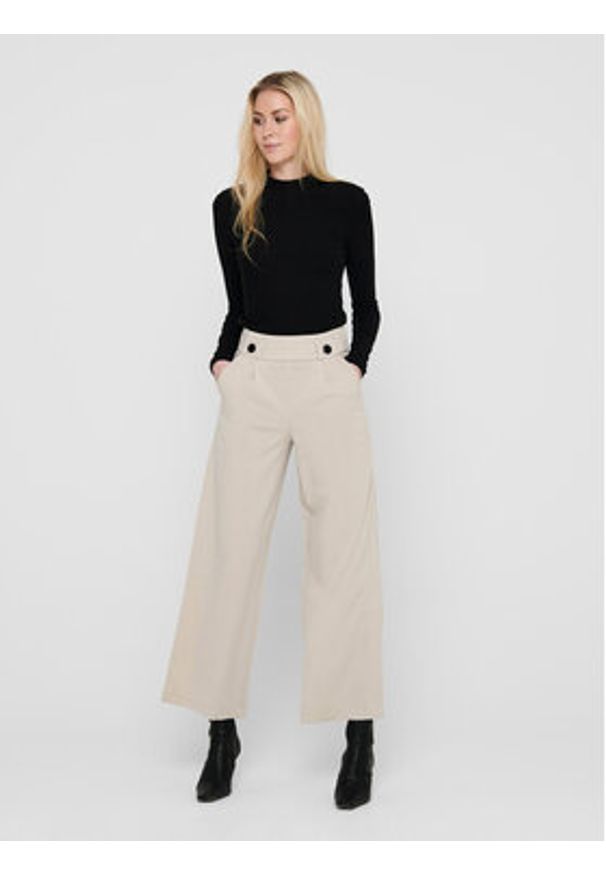 JDY Spodnie materiałowe Geggo 15208430 Szary Wide Leg. Kolor: szary. Materiał: syntetyk