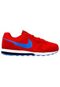 Buty do chodzenia dla dzieci Nike MD Runner 2 GS. Zapięcie: sznurówki. Kolor: czerwony. Materiał: materiał, syntetyk, tkanina. Szerokość cholewki: normalna. Model: Nike MD Runner. Sport: turystyka piesza