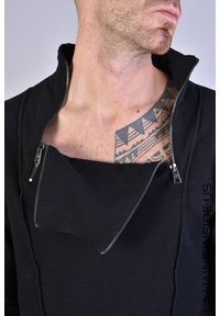 La Haine Inside Us Sweter "LM059" | A2308 3J LM059 | Mężczyzna | Czarny. Okazja: na co dzień. Typ kołnierza: kołnierzyk stójkowy. Kolor: czarny. Materiał: bawełna. Wzór: aplikacja. Styl: casual #2