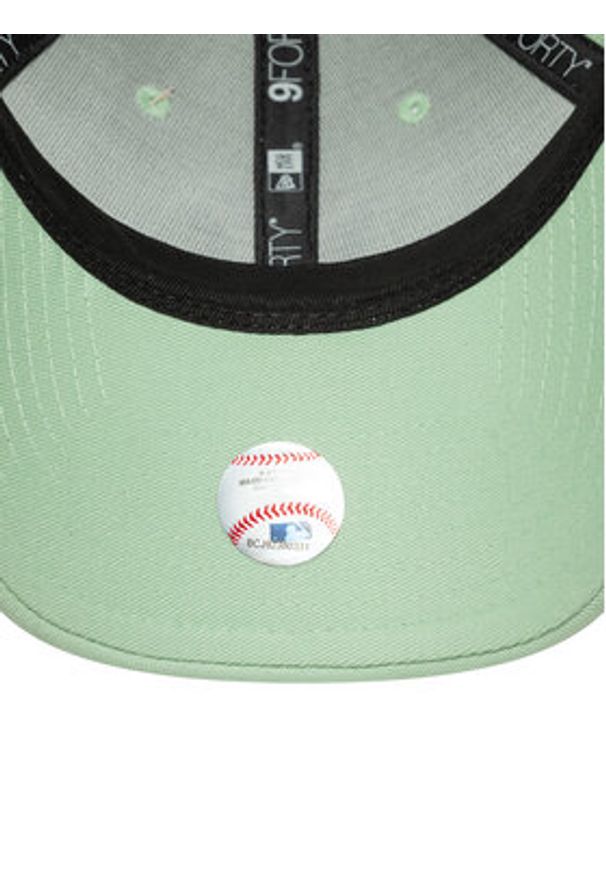 New Era Czapka z daszkiem New York Yankees Metallic 9FORTY 60667382 Zielony. Kolor: zielony. Materiał: materiał, bawełna