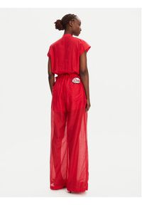 Pinko - PINKO Kombinezon Miguel 105239 A2M7 Czerwony Regular Fit. Kolor: czerwony. Materiał: bawełna #4