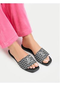 Juicy Couture Klapki CEO-HY24111-1 Czarny. Kolor: czarny. Materiał: materiał #8