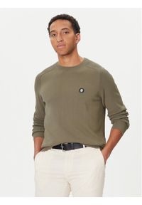 BOSS Sweter C-Illian 50543136 Beżowy Regular Fit. Kolor: beżowy. Materiał: bawełna