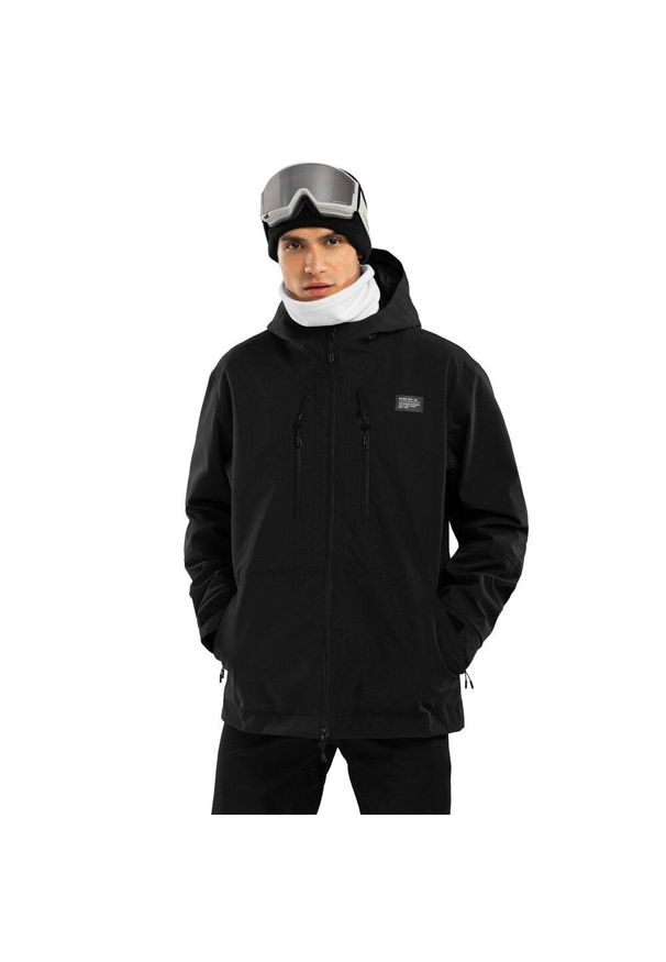SIROKO - Kurtka snowboardowa męska W5 Nix. Kolor: czarny. Sezon: zima. Sport: snowboard
