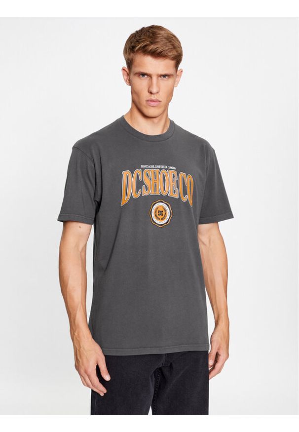DC Shoes T-Shirt Tuition Tees ADYZT05273 Czarny Regular Fit. Kolor: czarny. Materiał: bawełna
