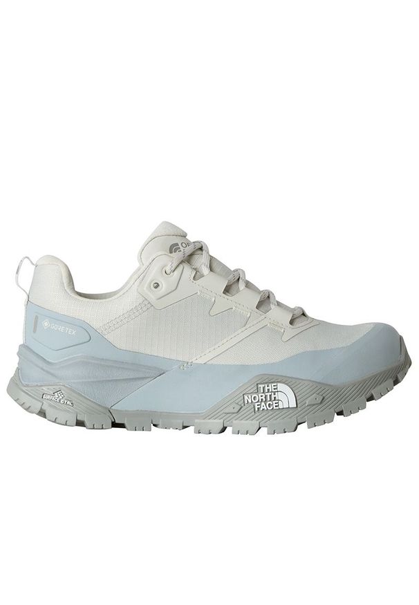 Buty damskie The North Face Offtrail Gore-Tex 0A8AEHL0T1 - szare. Kolor: szary. Materiał: tkanina, guma. Szerokość cholewki: normalna. Technologia: Gore-Tex. Sport: bieganie